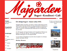 Tablet Screenshot of majgarden.se